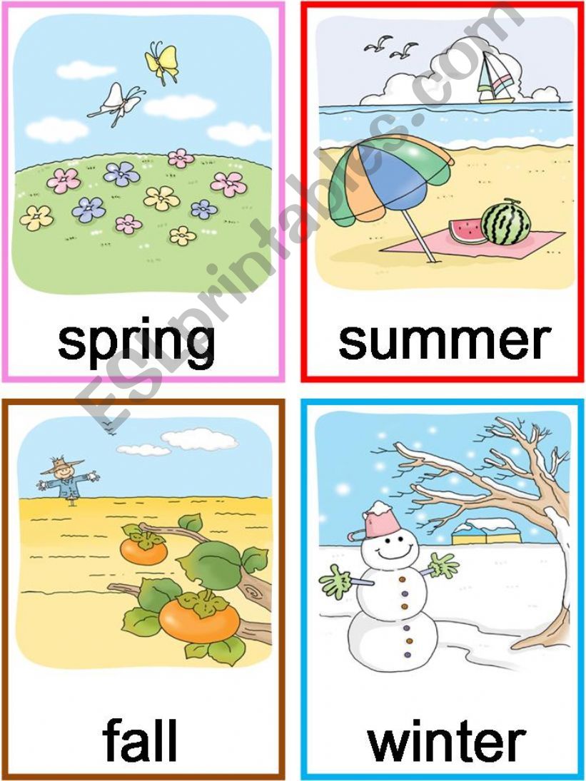 Времена года на английском языке для детей. Английский язык Seasons. Seasons карточки. Карточки времена года на английском. Seasons времена года на английском.