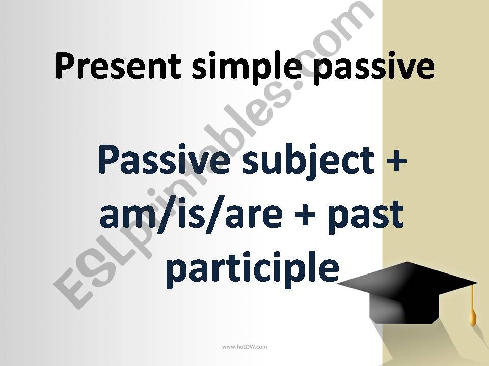 ESL - English PowerPoints: Present Simple passive