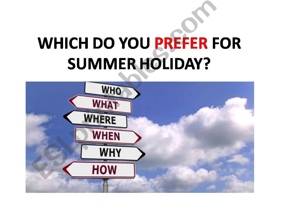 Esl english powerpoints which do you prefer 