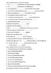 English Worksheet: Present Perfect with YET ALREADY JUST LATELY
