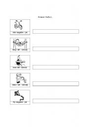 English Worksheet: PRESENT PERFECT TENSE