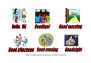 English Worksheet: greetings