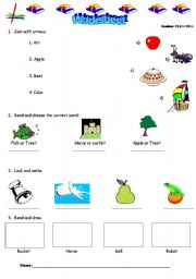 Abc worksheet