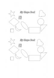 English Worksheet: Shape Book