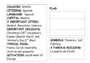 English Worksheet: COUNTRY PROJECT