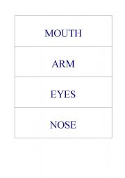 English Worksheet: Learn to read parts of the body