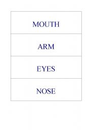 English worksheet: Learn to read parts of the body