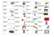 English Worksheet: home dictionary