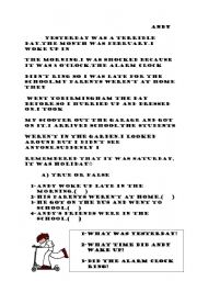 English Worksheet: ANDY