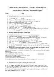 English Worksheet: modals