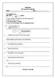 English Worksheet: yes-no questions 