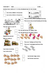 English Worksheet: worksheet