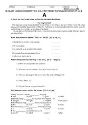 English Worksheet: worksheet