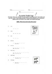 English worksheet: Numbers