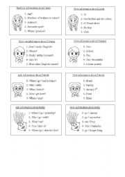 English Worksheet: pair Work