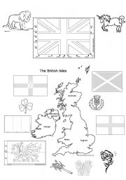 English Worksheet: The UK symbols