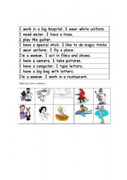 English Worksheet: Marching