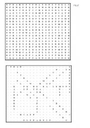 English Worksheet: Wordsearch - fruit