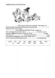 English Worksheet: Halloween (2)