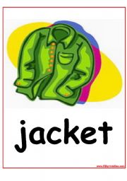 My clothes exercises AND FLASHCARDS TOO ! (2 pages) - ESL