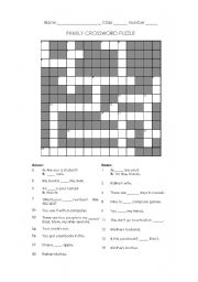 family crossword