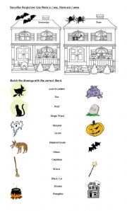 English Worksheet: Halloween