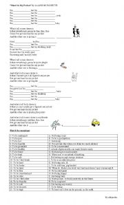 English Worksheet: Hand in my Pocket- song by Alanis Morissette