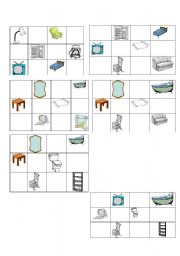 English Worksheet: bingo home