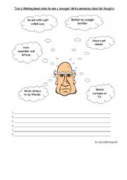 English Worksheet: Habits in the past