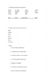English Worksheet: Do the exercices and read the text.