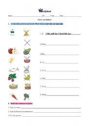 English Worksheet: Likes and Dislikes