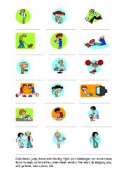 English Worksheet: Leisure activities