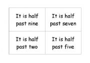 TELL TIME MEMORY GAME/ BINGO