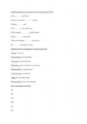 English Worksheet: grammar exercises