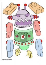 English Worksheet: The Robots