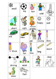 English Worksheet: adjectives