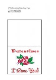 English Worksheet: Happy Valentines