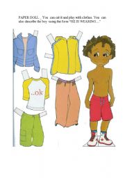 English Worksheet: clothes