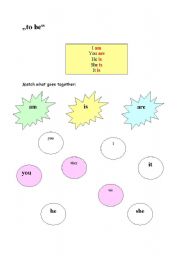 English Worksheet: To be 3 pages