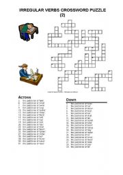 English Worksheet: Irregular verbs 2