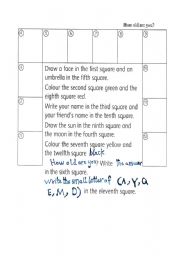 English Worksheet: ordinal numbers