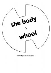 English Worksheet: The body wheel