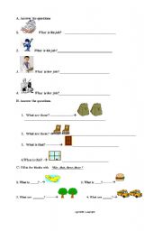 English Worksheet: jobs