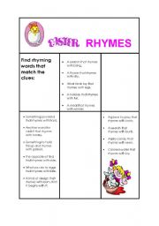 English Worksheet: Easter