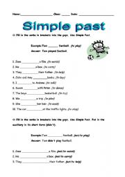 English Worksheet: Past simple