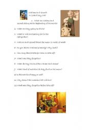 English Worksheet: Wallace and Gromit A Grand Day Out