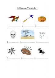 Halloween Vocabulary