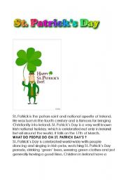 ST. PATRICKS DAY HISTORY AND LEGENDES   