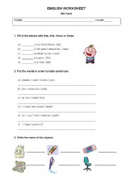 Revision Worksheet