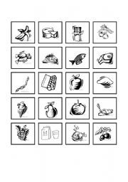 English Worksheet: shopping lists